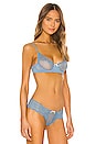 view 2 of 4 Anouk Classic Lace Bra in Blue Shadow Blues