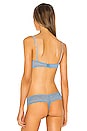 view 3 of 4 Anouk Classic Lace Bra in Blue Shadow Blues