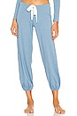 view 1 of 4 Heather Cropped Pant in Blue Shadow Blues