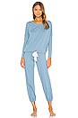view 4 of 4 Heather Cropped Pant in Blue Shadow Blues