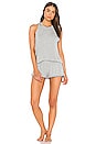 view 1 of 3 Ruthie Caravan PJ Set in Heather Grey