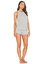 view 2 of 3 Ruthie Caravan PJ Set in Heather Grey