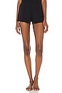 view 1 of 4 Tate Lettuce Edge Short in Black