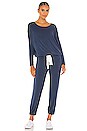 view 1 of 3 PYJAMA GISELE in Indigo Blue