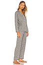 view 2 of 3 Bobby Cozy Long PJ Set in Heather Grey & Bellini