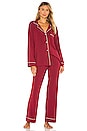 view 1 of 3 Gisele PJ Set in Sangria & Ivory