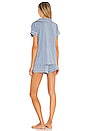 view 3 of 3 CONJUNTO PIJAMA GISELE in Blue Shadow & Antique Rose