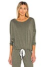 view 1 of 4 Heather Slouchy Top in Avocado