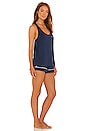 view 2 of 3 Gisele Tank Set in Navy & Ivory
