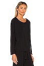 view 2 of 4 Softest Sweats The Slouchy Top in Black