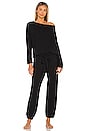 view 4 of 4 Softest Sweats The Slouchy Top in Black