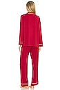 view 3 of 3 Gisele The Long PJ Set Ribbon in Sangria & Bone