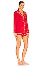 view 2 of 3 X REVOLVE Gisele Long Sleeve Short Set in Haute Red & Bone