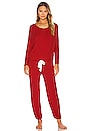 view 2 of 4 Gisele The Slouchy Set Ribbon in Haute Red & Bone