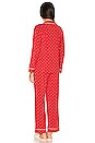 view 3 of 4 GISELE パジャマセット in Envelope Heart, Haute Red & Bone