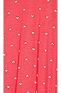 view 4 of 4 GISELE パジャマセット in Envelope Heart, Haute Red & Bone