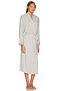 view 3 of 4 Gisele The Long Robe in Heather Grey & Ivory
