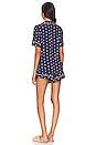 view 3 of 3 Gisele Short Pajama Set in Moonlight Navy & Ivory