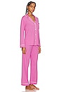 view 2 of 3 Gisele Modal Long Pj Set in Italian Rose & Ivory
