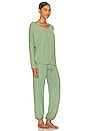 view 2 of 3 ENSEMBLE PYJAMA GISELE in Mineral Green