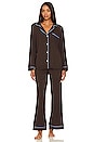 view 1 of 3 Gisele Long PJ Set in Java & Vista Blue