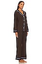view 2 of 3 Gisele Long PJ Set in Java & Vista Blue