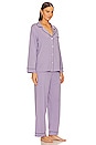 view 2 of 3 Gisele PJ Set in Delphinium & Nightshadow Blue