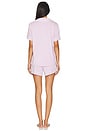 view 3 of 3 Gisele Relaxed PJ Set in Lavender & Ivory