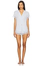 view 1 of 4 Malou The Lace Short Pj Set in Ice Blue