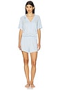 view 1 of 4 Gisele Rib Relaxed Short PJ Set in Nantucket Breeze