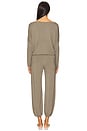 view 3 of 3 Gisele Slouchy Set in Smokey Olive & Ivory