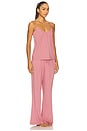 view 2 of 4 Gisele Cami & Pant Pj Set in Berry Blush