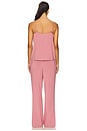 view 3 of 4 Gisele Cami & Pant Pj Set in Berry Blush