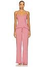 view 4 of 4 Gisele Cami & Pant Pj Set in Berry Blush