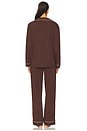 view 3 of 4 ПИЖАМА GISELE in Chocolate & Ivory