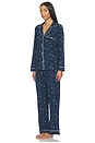 view 2 of 4 PYJAMA GISELE in Forest Pine Navy & Ivory