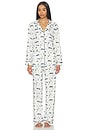 view 1 of 4 PYJAMA GISELE in Ski Chalet Ivory & Pine