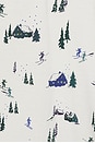 view 4 of 4 Gisele Printed Shortie Pj Set in Ski Chalet Ivory & Pine