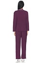 view 3 of 4 PYJAMA FRIDA in Plum & Ivory