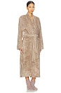 view 2 of 3 Renew Plush Long Robe in Toffee