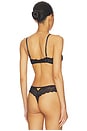 view 3 of 4 Lara Triangle Bralette in Black