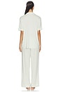 view 4 of 4 PYJAMA GISELE in Seafoam & Ivory