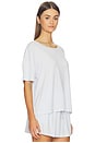 view 3 of 5 Gisele T-shirt in Ice Blue