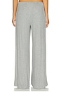 view 4 of 6 PANTALON LARGE DREAM RIB in Heather Grey