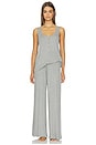 view 5 of 6 PANTALON LARGE DREAM RIB in Heather Grey