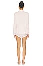 view 3 of 4 Gisele Pajama Set in Pale Pink & Fig