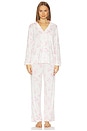 view 1 of 4 CONJUNTO DE PIJAMA LARGO GISELE PRINTED in Rose Garden Pink & Pale