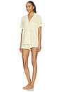 view 2 of 4 Nautico Shortie Pj Set in Sunbeam & Ivory