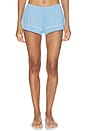 view 4 of 4 CONJUNTO DE PIJAMA SHORTIE GISELE in Summer Blue & White