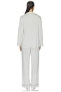 view 4 of 5 Gisele Printed Long Pajama Set in Geo Mod Desert Sage & Desert Sage